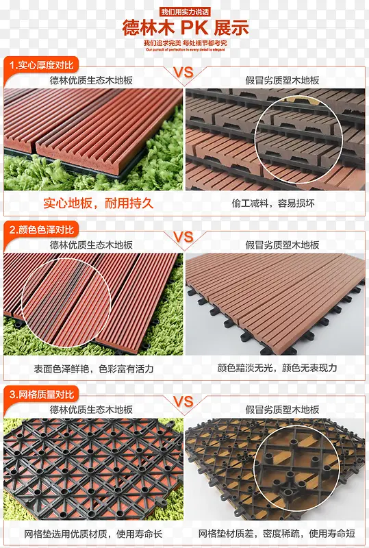 木地板产品对比图