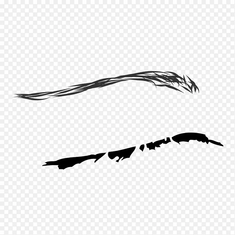 大闭眼睫毛