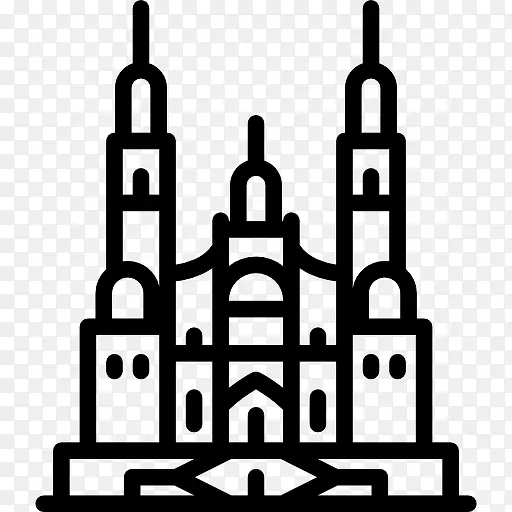 圣地亚哥德孔波斯特拉大教堂图标