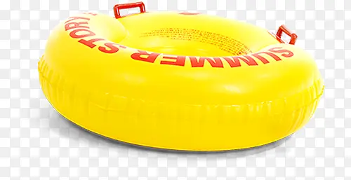 黄色游泳圈