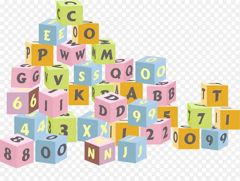 字母和数字积木