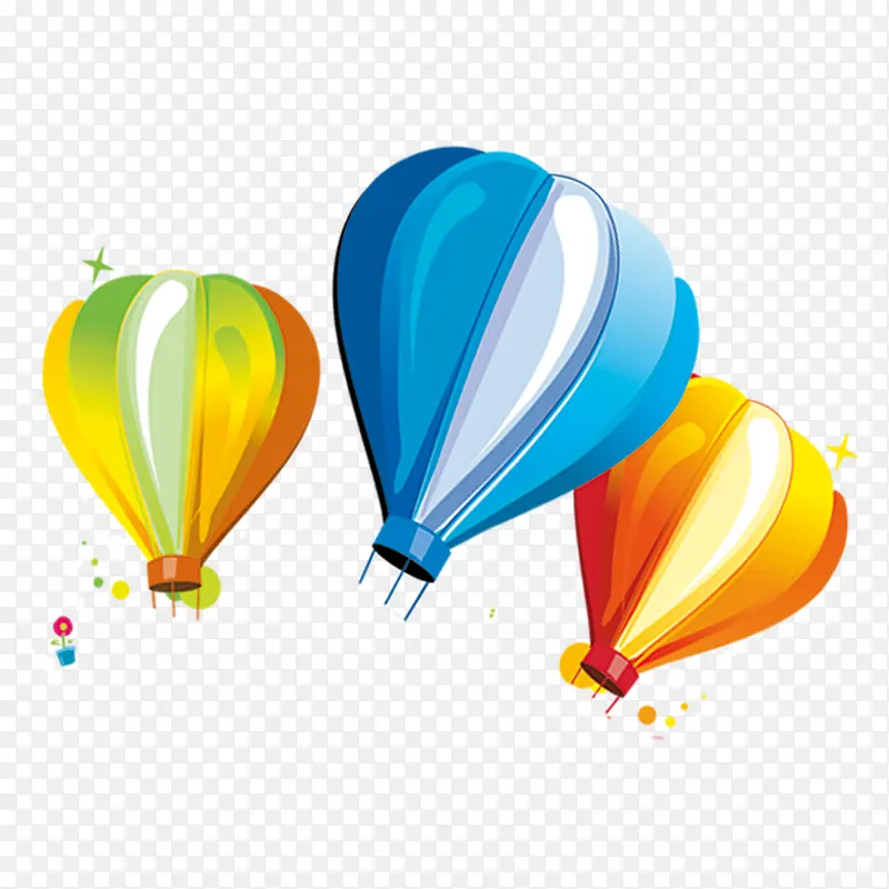 海报氢气球装饰png图片