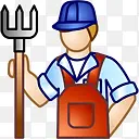 农民Job-Icon-Set