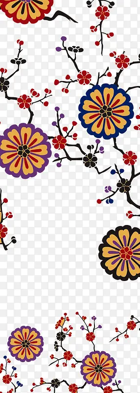 梅花插画
