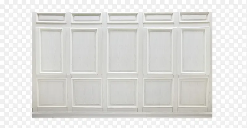 白色实木护墙板