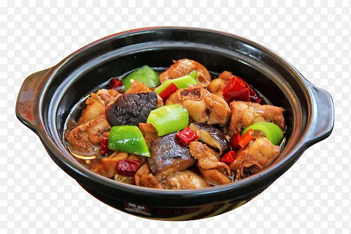辣味彩椒黄焖鸡