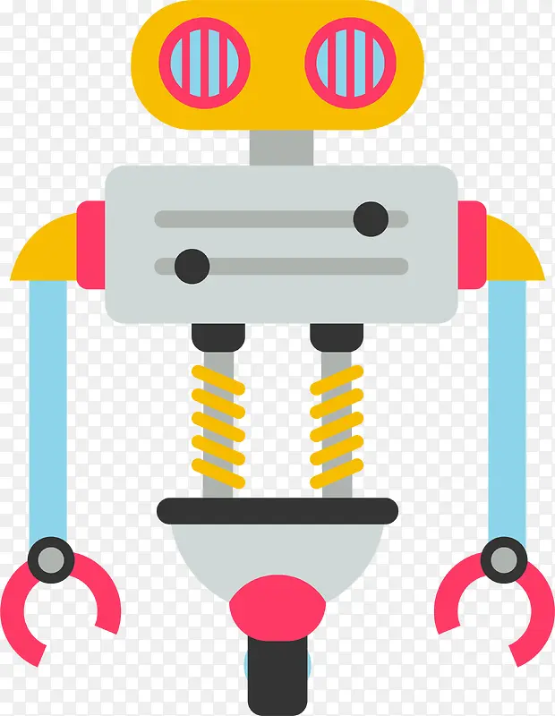 手绘创意智能机器人人物设计