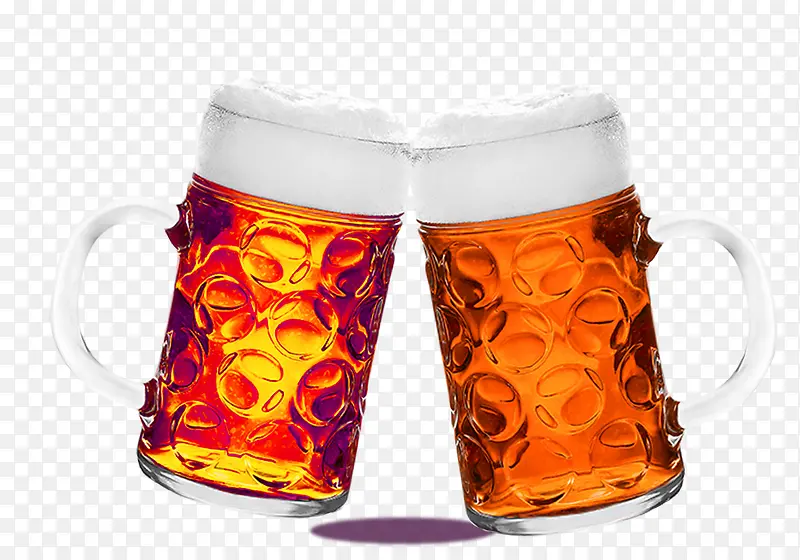 玻璃杯装啤酒素材