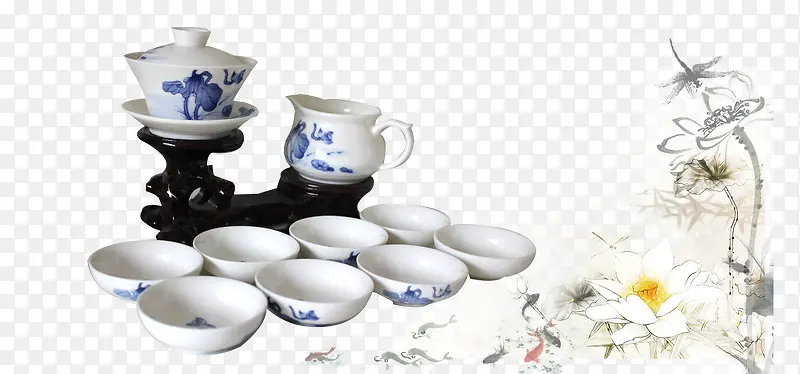 茶具装饰素材PNG图片素材下载_图片编号qpaejmbe-免抠素材网
