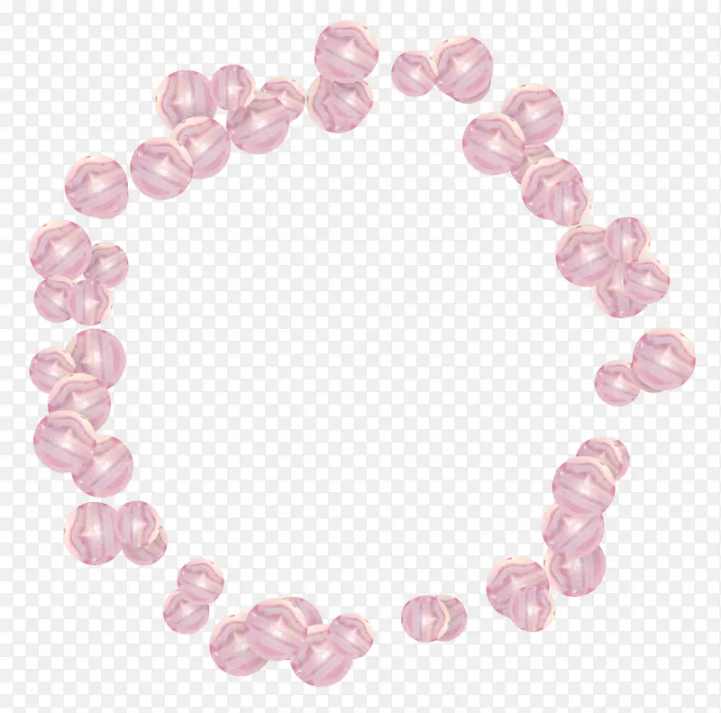 粉色数字圈圈