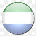 塞拉利昂塞拉利昂国旗国圆形世界