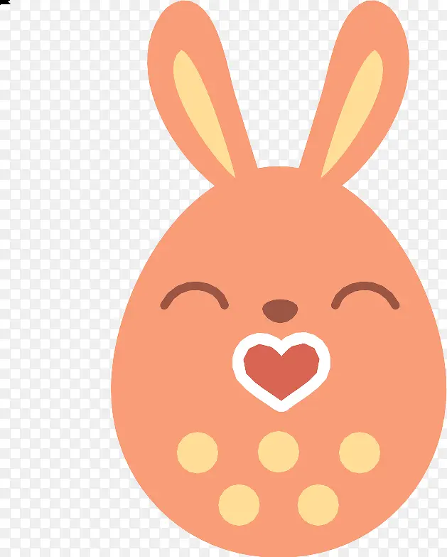 吻Easter-Egg-Bunny-icons