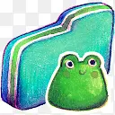 青蛙爱夏天蝉