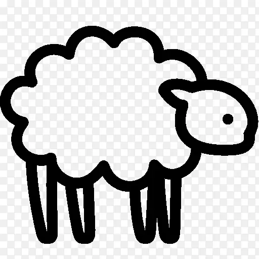 动物羊图标