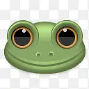 青蛙动物放大眼睛的生物