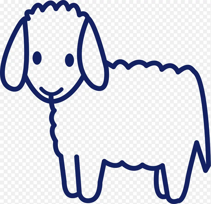 羊Outline-Animal-icons