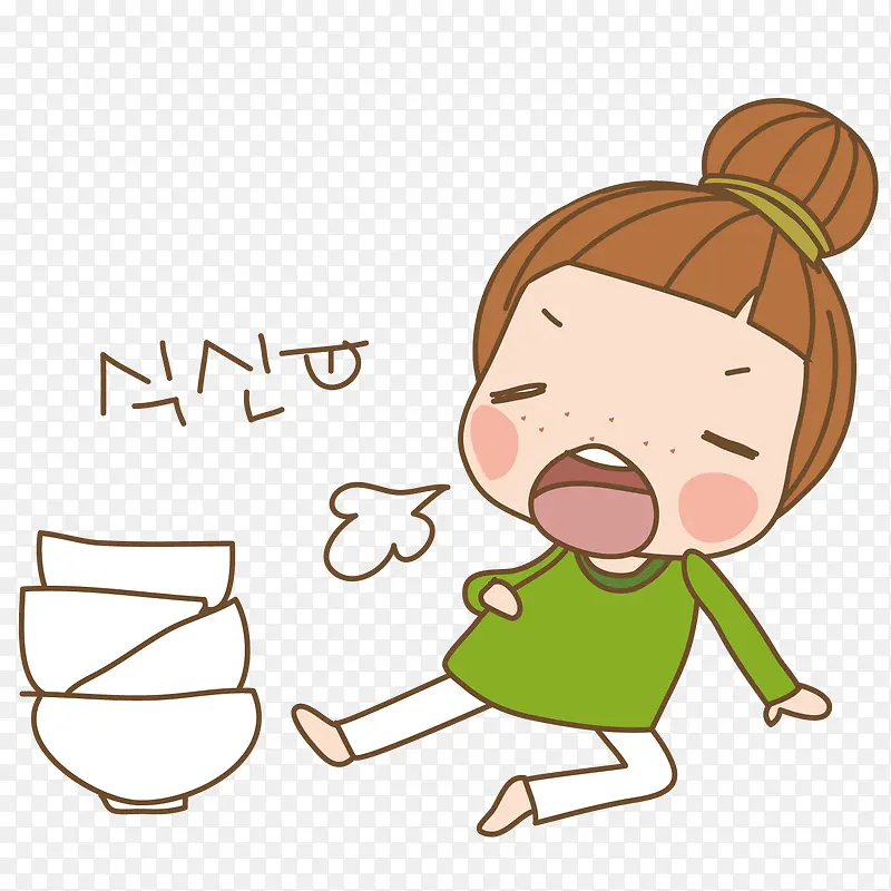 吃饱的女孩PNG图片素材下载_图片编号ypaegvvk-免抠素材网