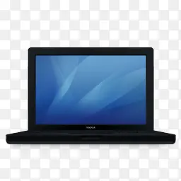 苹果笔记本电脑黑色的Mac-icon-set