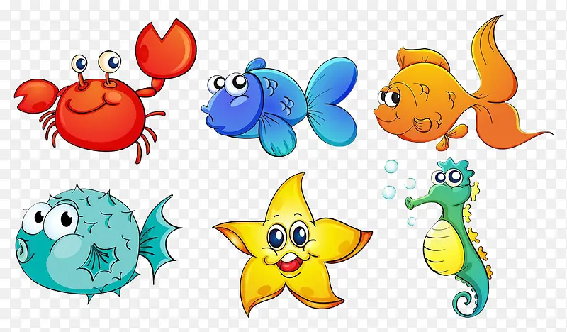 鱼虾蟹海星