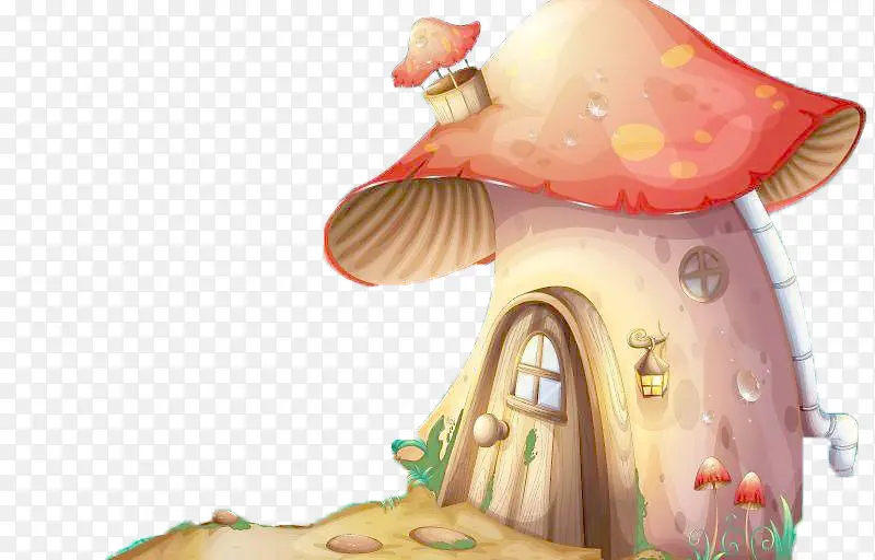 蘑菇  彩色  真菌 可爱 卡通