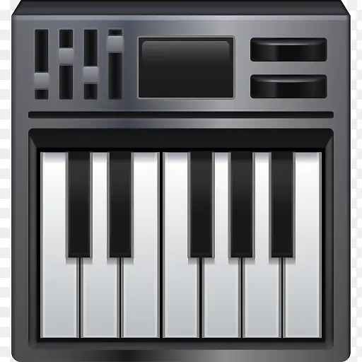 键盘钢琴深黑