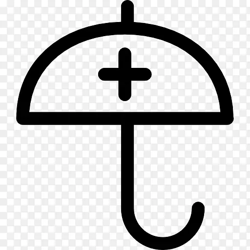 伞用加号图标