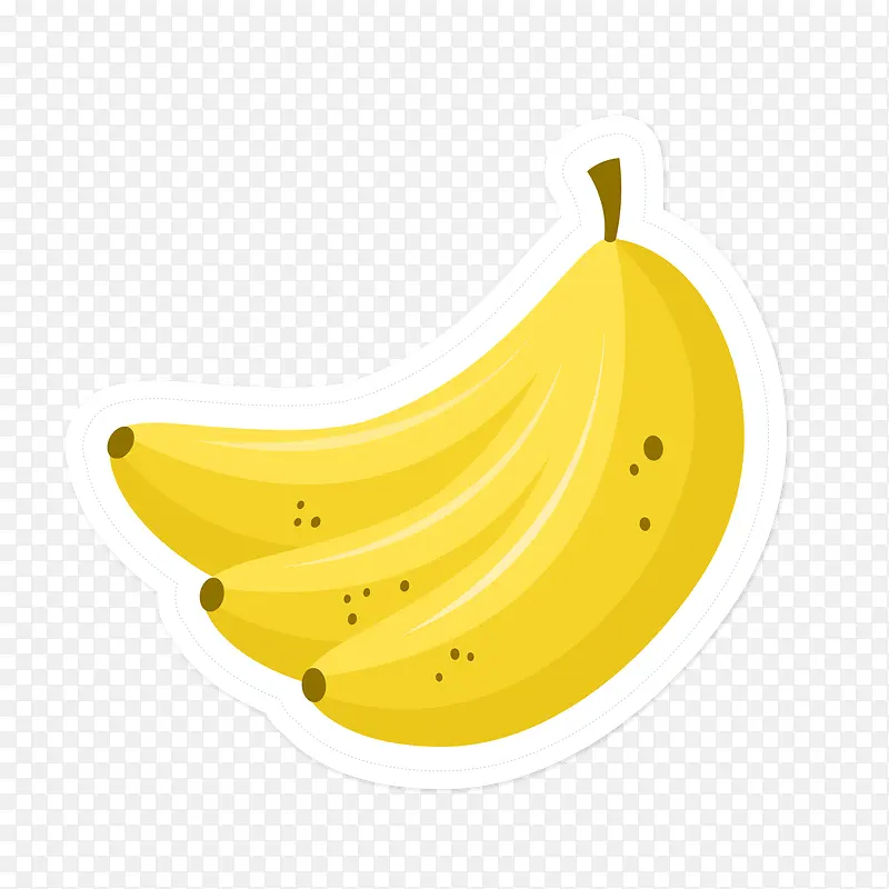卡通香蕉矢量图下载