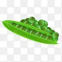 绿色豆veggers-icons