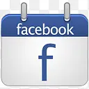 Facebook社交日历图标