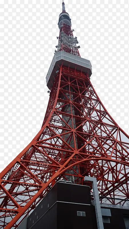 红白相间的东京塔