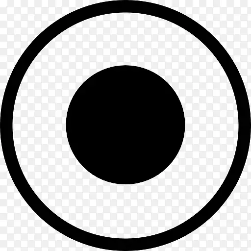 原子的圆形象征界图标