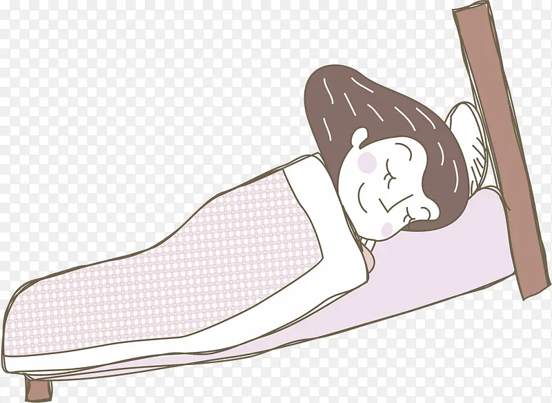 睡觉的女生