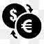 转换的货币黑色的free-mobile-icon-kit