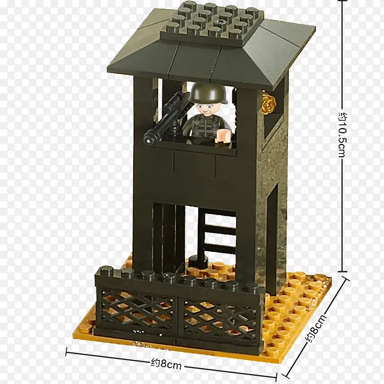 乐高玩具值班亭尺寸
