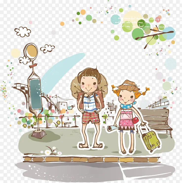 手绘插图