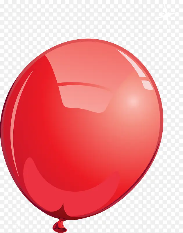 红色的气球图案