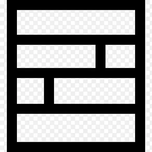 砖图案的方形按钮界面符号图标