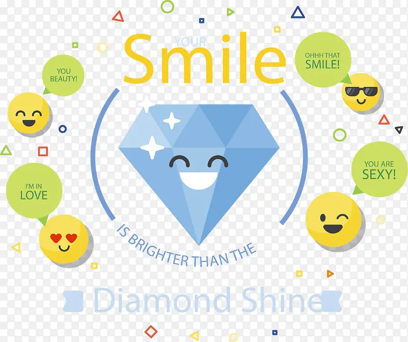 闪耀的钻石微笑