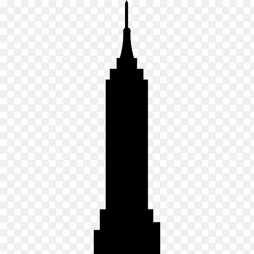 美国帝国大厦，曼哈顿，纽约，美国图标