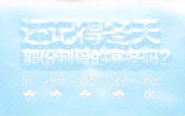 还记得冬天吗棉袄详情页素材