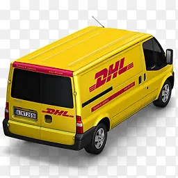 dhl_back快递汽车