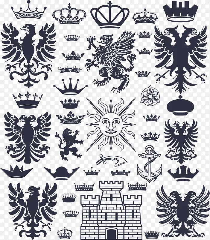 矢量皇冠插画