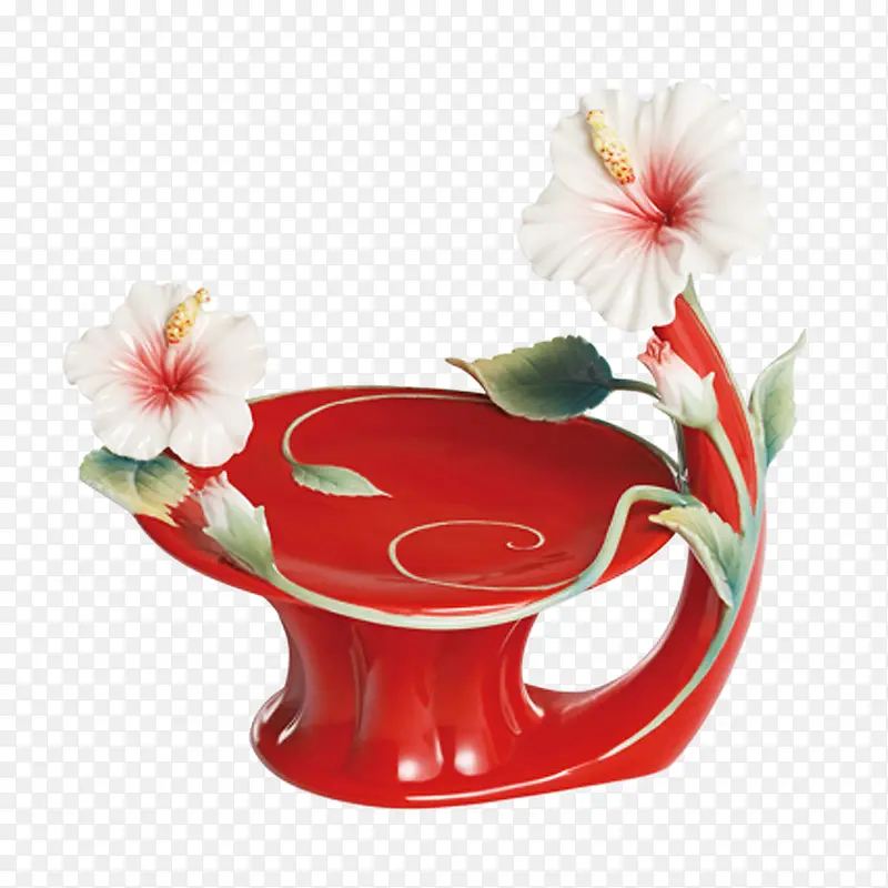 木槿花装饰器皿