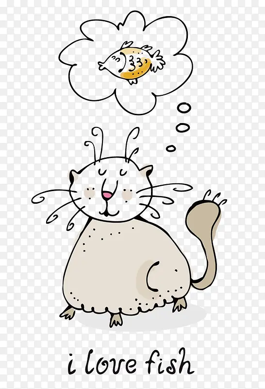 想吃鱼的小猫