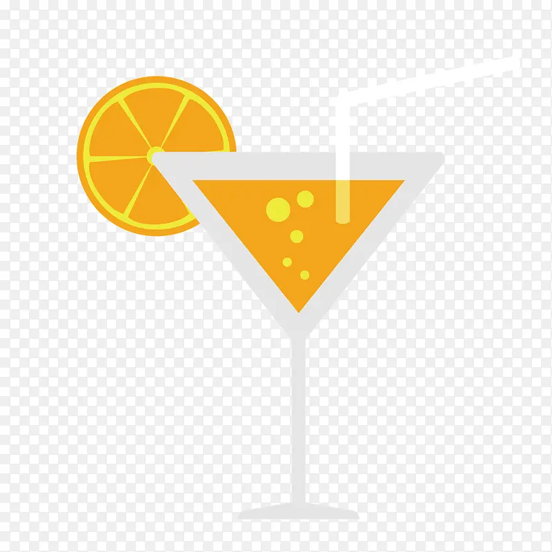 黄色鸡尾酒