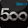 500px折纸风格社交媒体图标