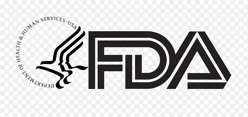 黑色创意大气企业FDA认证标志