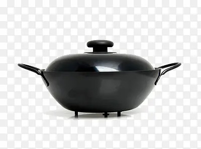 黑色的一套锅具