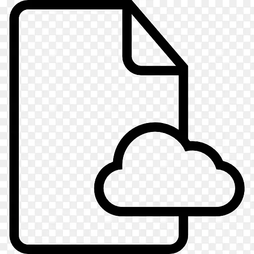 互联网文件概述界面符号与云图标