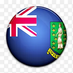 国旗的英国维珍岛屿world-flag-icons